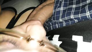Latina Pizza Dare.. After work cumming 4times, 3 creampie and 1 mouth