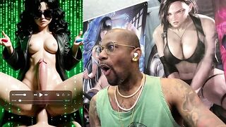 Long Jock Transgender Imp Deepthroating Rod, Jerking Off And Making A Business Woman Cum Hard, Transgender Black Knight, Trans Matrix Slut Getting Anal Screwed While Cumming, AI Generated