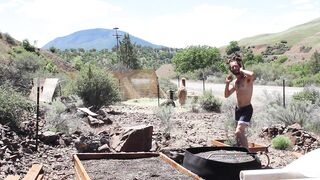 Knotty Male Spreading Seed & Shredded Abs. Full HD