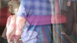 WIFE GETS FANAL-COPULATIONED BY INTRUDER FOR HUSBAND'S DEBT - DUAL SEMEN FLOW ANGLES - EXTENDED TRAILER
