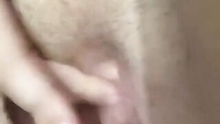 Playing with my self till I cum