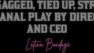 Ballgagged, Fastened up, Ding-rod & Anal Play by Director & Ceo