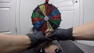 Wheel Of Misfortune # 7 - Flattened Balls - Urethral Insertions - CBT