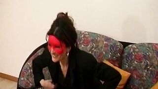 Gabriella is an Italian brunette milf who masturbates for the first time in front of the camera enjoying her vibrator