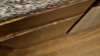 Messy void urine into the kitchen sink