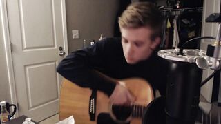 Stepbro plays guitar and eats a burrito (Foot reveal at 20 subs)