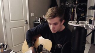 Stepbro plays guitar and eats a burrito (Foot reveal at 20 subs)