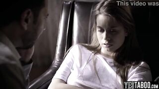 Older horny doctor manipulates and pounds a petite teen patient hardcore