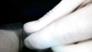 Orgasm with close foreskin