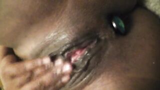ebony ass play masturbation to completion