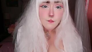 Bunny Girl Cums Truly Fast on Dildo (*´ω｀*)