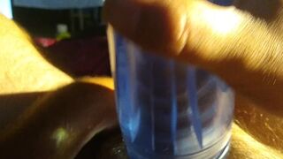husband using fleshlight cum dripping out