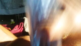husband using fleshlight cum dripping out