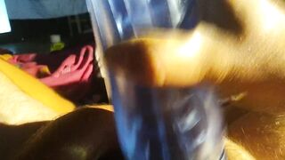 husband using fleshlight cum dripping out