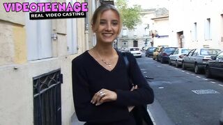 Shy 19 Year Angel Does Her first Bare Casting