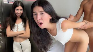 Nymphomaniac Flashed Herself Bare in the Shower in Front of Her Neighbor and Invited Him to Passionate Sex - Katty West