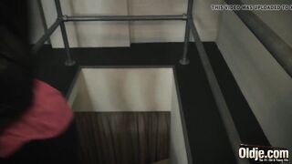 Grandad fucks a marvelous pussy, blowjob-job creampie