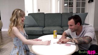 Bratty Sis - Losing Game Gets Her Big Brothers Big Wang!