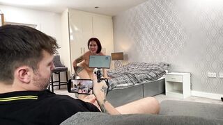 Danny D Creampies British Hotwife Whilst Her Cuck Husbands Watches