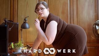 BBW Angel Lets Coworkers Release Big Jock Tension On Her Phat Cunt