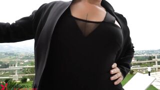 hot real estate agent public outdoor sex, businessbitch