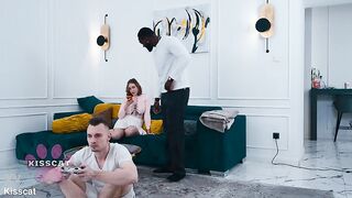 Step Daughter Pesters Step Dad Terry Banks Until BBC Fucks Her in Shared Daybed Till Cum inside