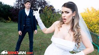 BangVan - Runaway Bride in Weddting Suit Marica Chanelle got Cheated and Seeks Payback!