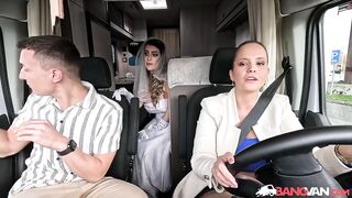 BangVan - Runaway Bride in Weddting Suit Marica Chanelle got Cheated and Seeks Payback!