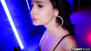 TUSHYRAW Gorgeous Violet Starr loves getting her constricted booty screwed