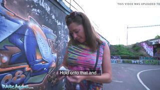 Public Agent Elisa Tiger Banged Doggystyle Underneath Highway