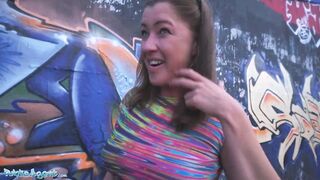 Public Agent Elisa Tiger Banged Doggystyle Underneath Highway
