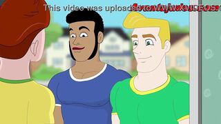 Cartoon Homosexual Porn Players in an Orgy