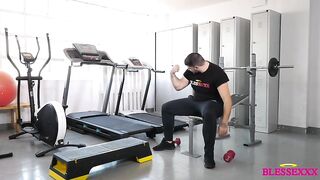 Giving it to the hawt personal trainer