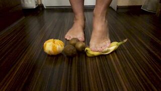 My first food crush. Rate my foot and food fetish