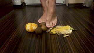 My first food crush. Rate my foot and food fetish