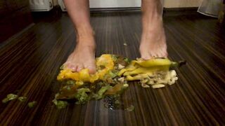 My first food crush. Rate my foot and food fetish