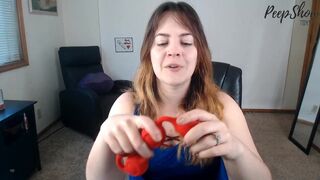 Doc Johnson Kinky Red Weighted Anal beads