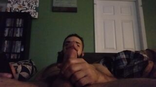 fit dadbod with a beard on my daybed