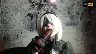 NieR Automata: intensive oral sex