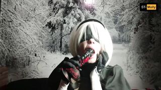 NieR Automata: intensive oral sex