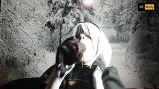 NieR Automata: intensive oral sex