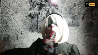 NieR Automata: intensive oral sex