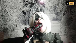 NieR Automata: intensive oral sex