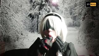NieR Automata: intensive oral sex
