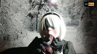 NieR Automata: intensive oral sex