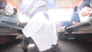 Caught on a Train - Oral-sex