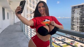 Big Tit MILF Invited Me in for the Soccer Game