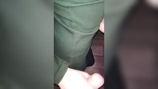 Nice-looking anal-copulation on the table with a cute doxy. Anal comshot.