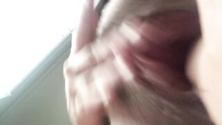 Cream leaking on cock
