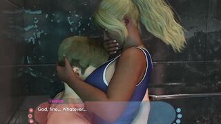 Sneaky Locker Room Shower Sex - Trying Not to Get Caught by the Swim Team - #6 - Tower Male - by Porn Game 4u